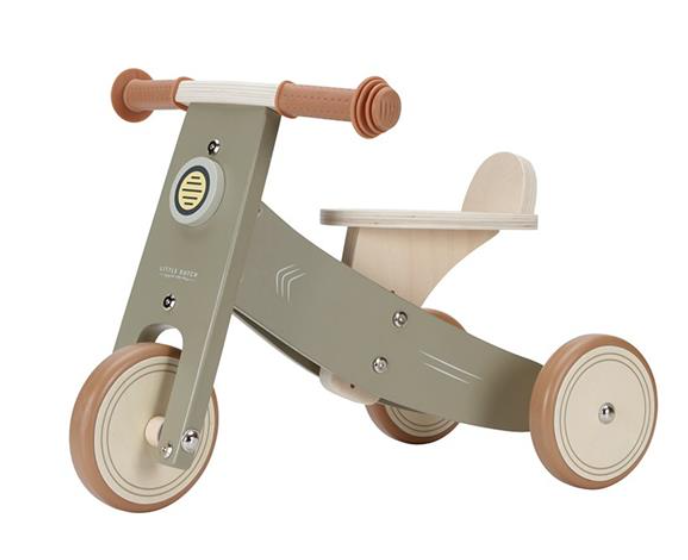 Wooden Tricycle Olive