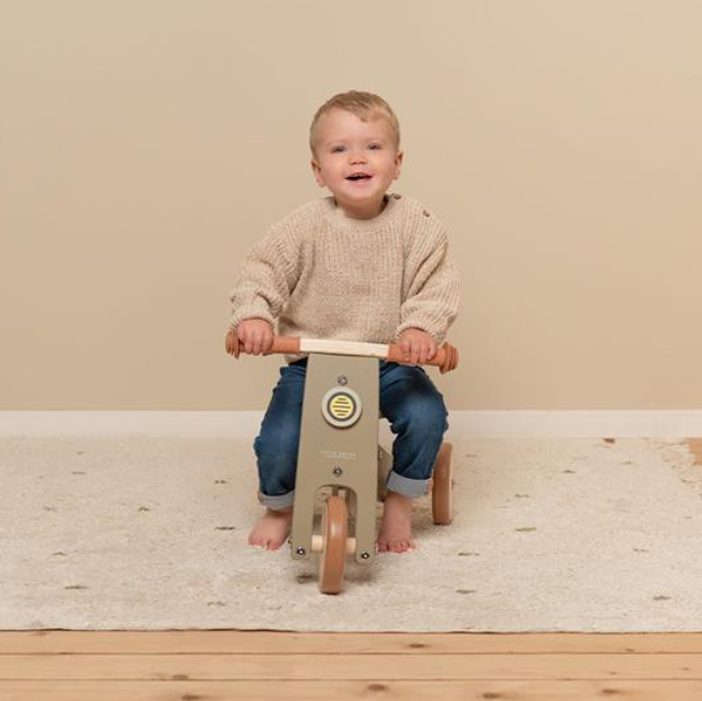 Wooden Tricycle Olive
