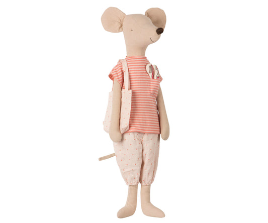 Mega Mouse in nightwear w/toothbrush set – Rose