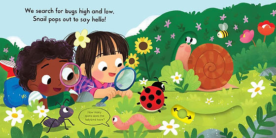 Busy Garden sliding puzzle book