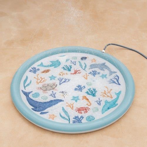 Sprinkler Mat | Ocean Dreams Blue
