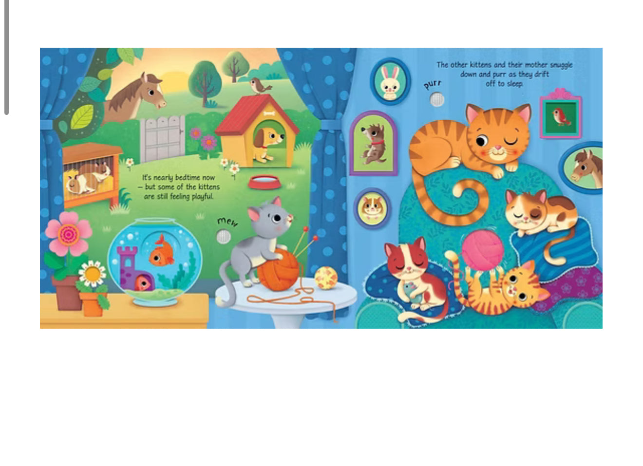 ספר צלילים עם פתחי הצצה - חיות מחמד