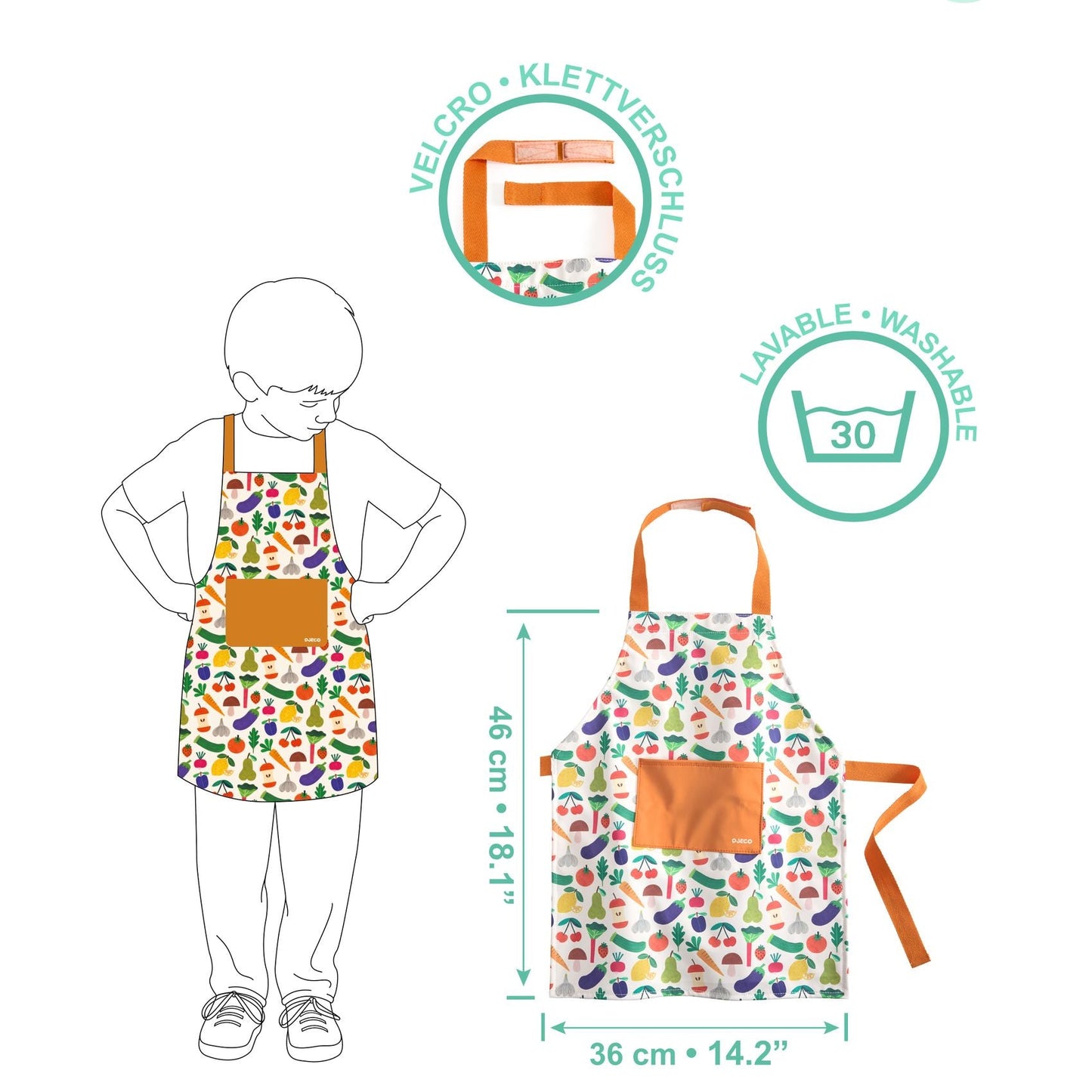 סינר - ירקות גינה