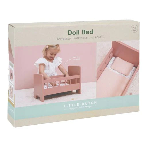 Wooden Doll Bed