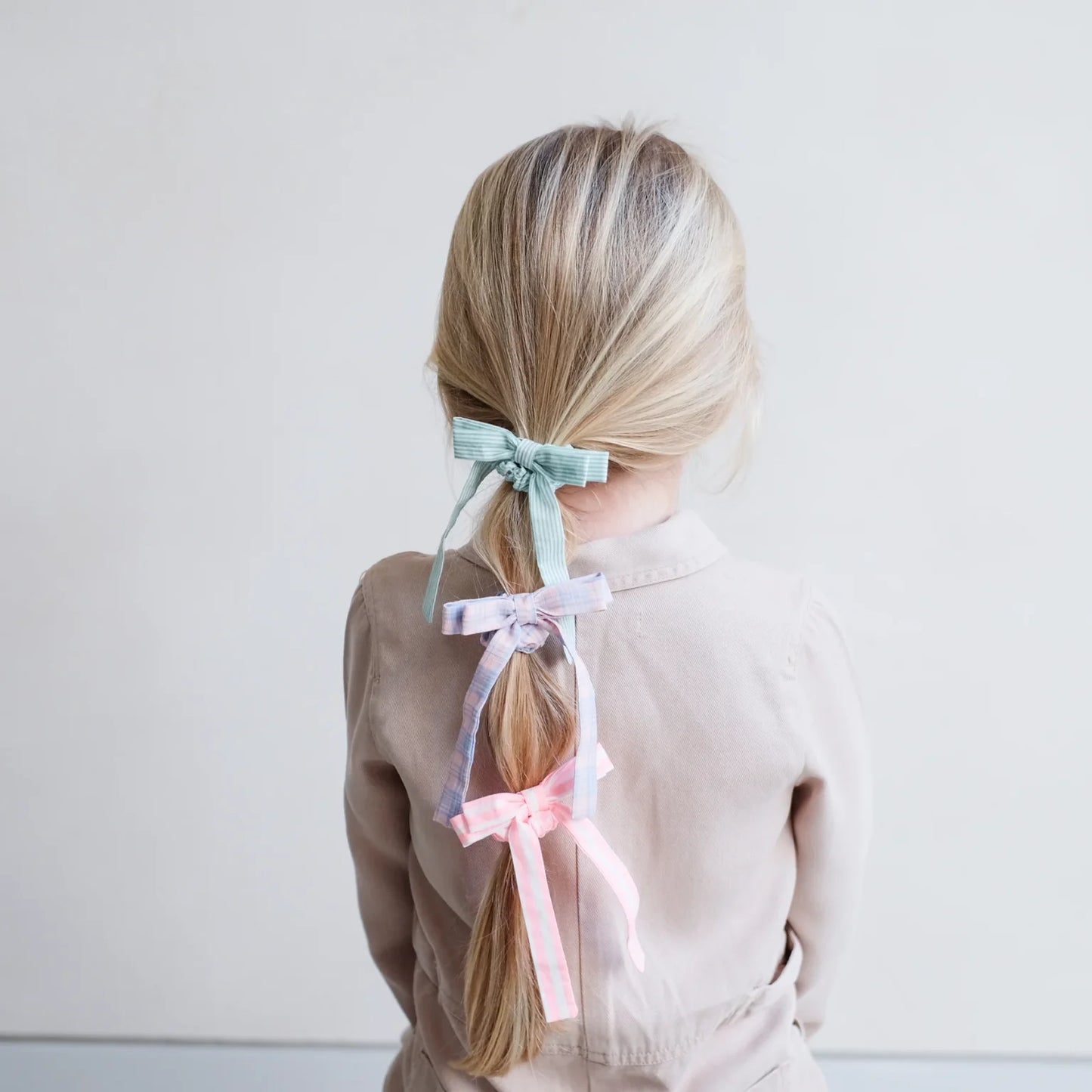 Summer Stripes Bow Scrunchies |