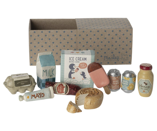 Miniature grocery box