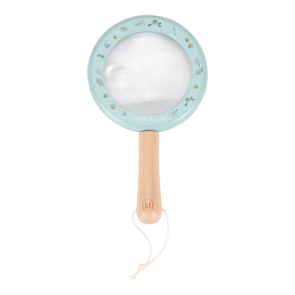 Wooden Magnifying Glass | Blue