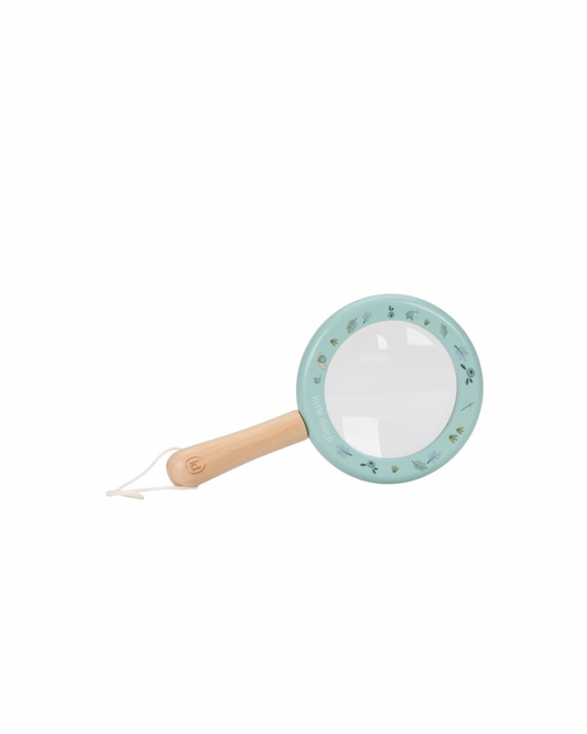 Wooden Magnifying Glass | Blue
