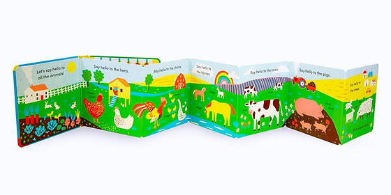 Concertina book for belly time - Chava