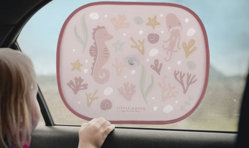 Car Sunshades | Ocean Dreams Pink