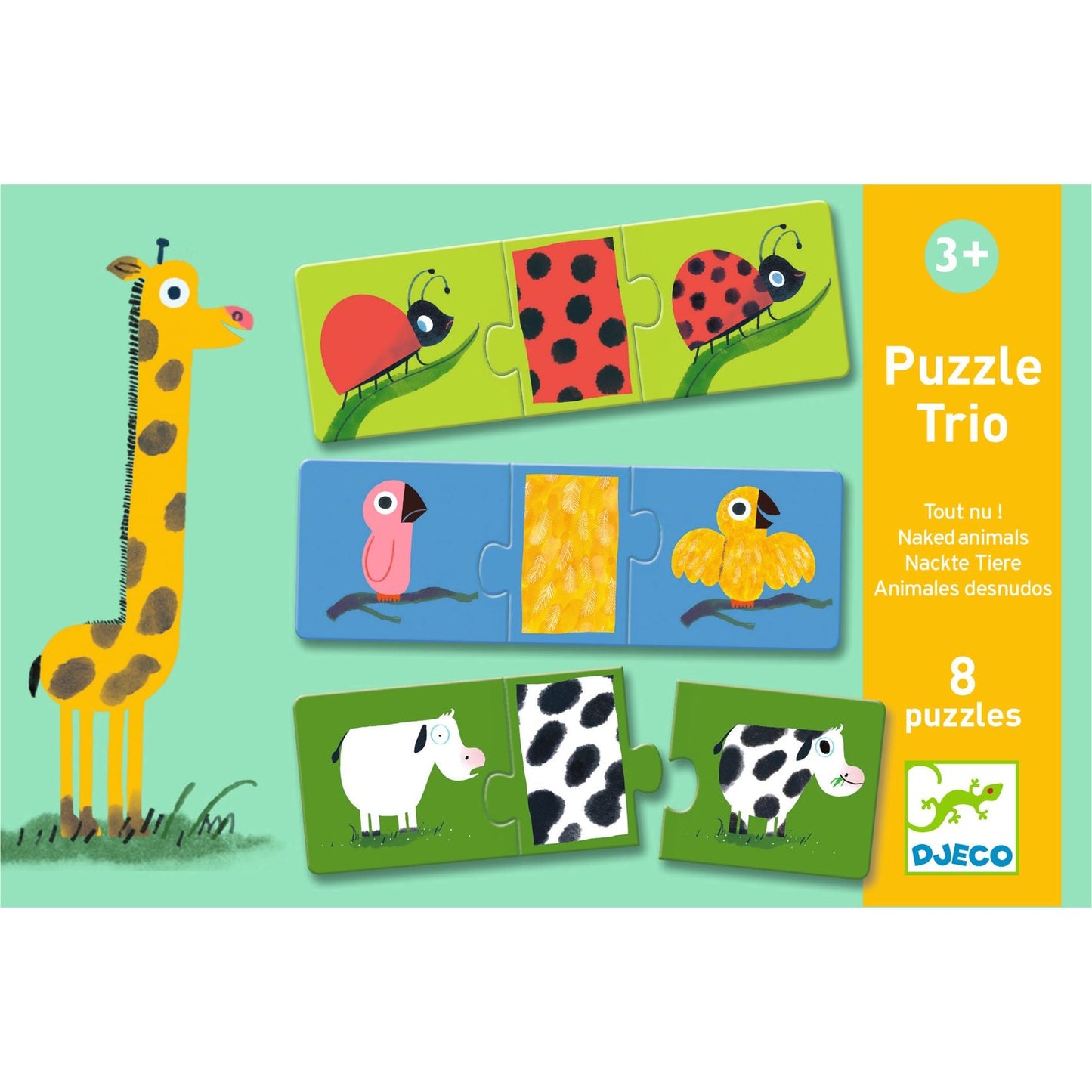 Trio Puzzle - Animals Getting Dressed