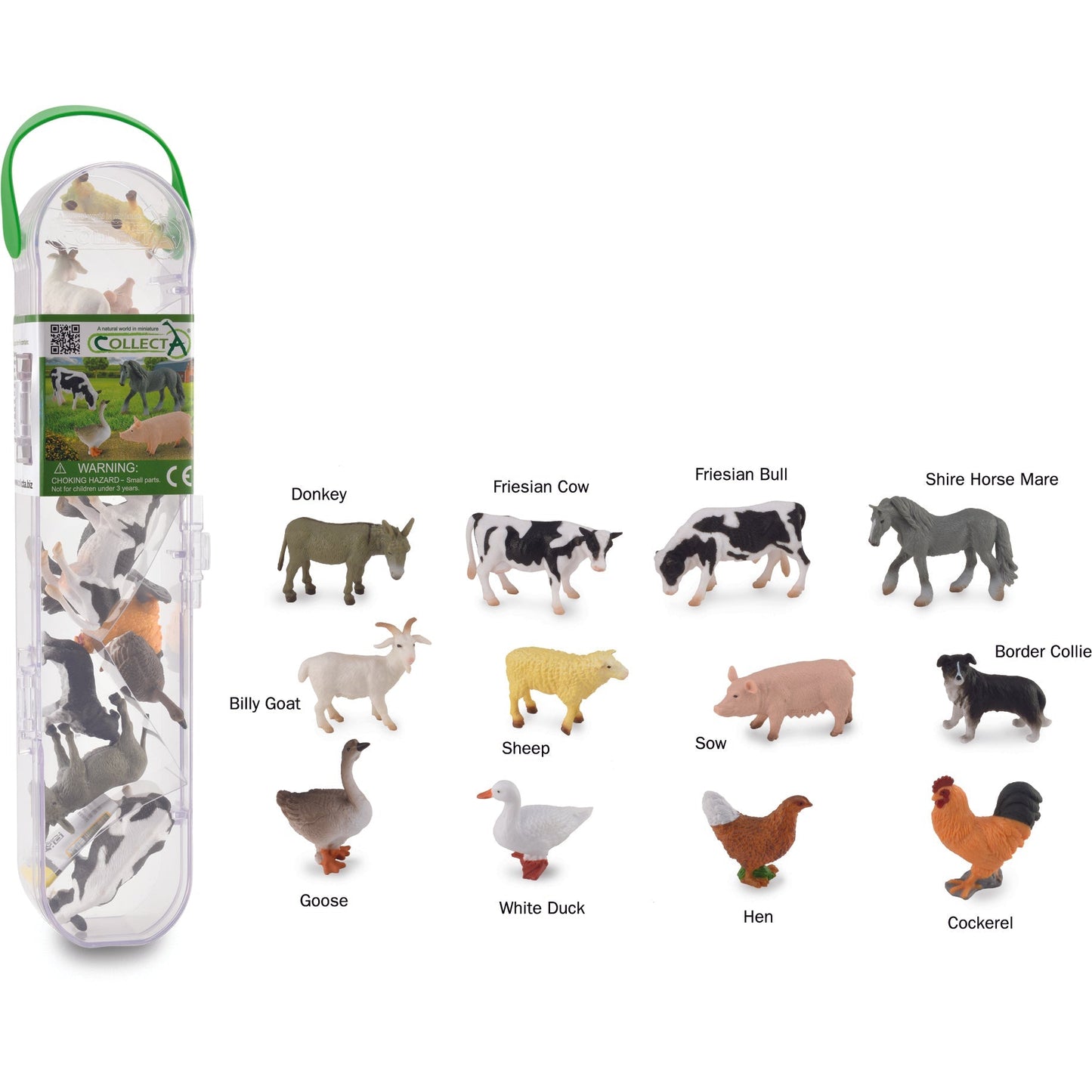 Animal World Set - Farm Animals (12 Animals)