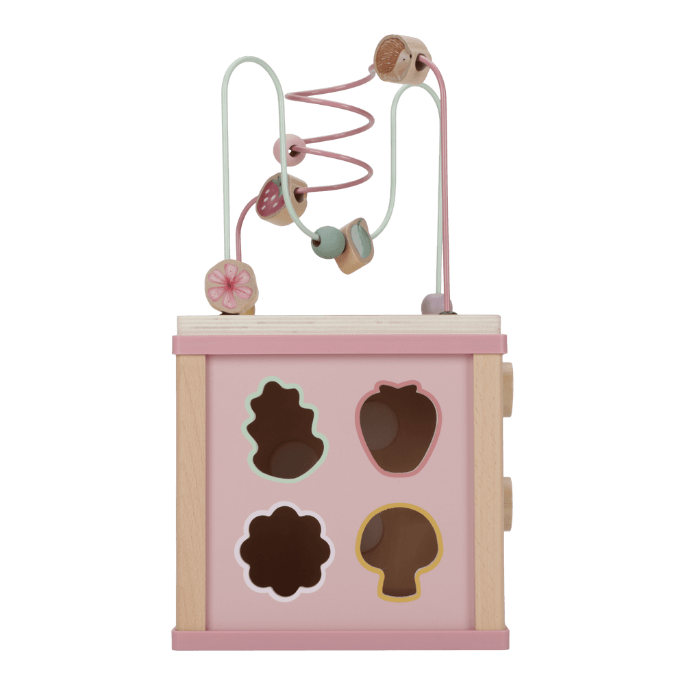 Wooden Activity Cube | Fairy Garden