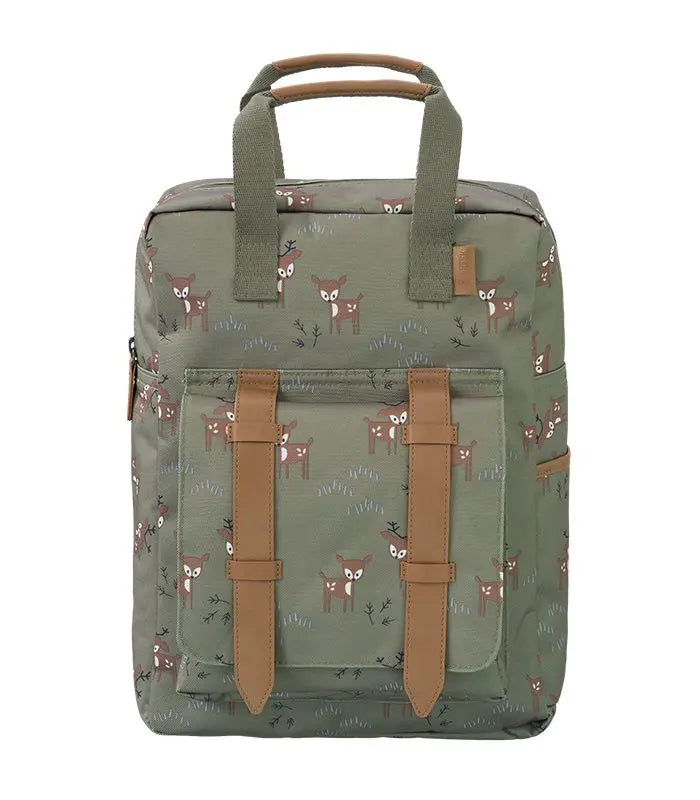 Large backpack – green deer