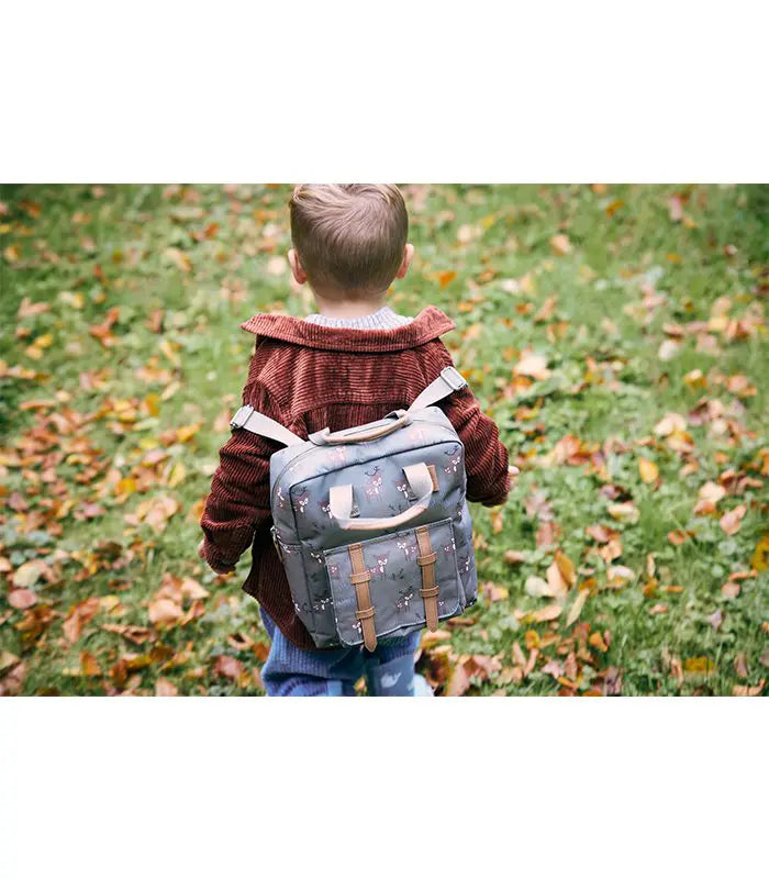 תיק גב קטן – איילים ירוק