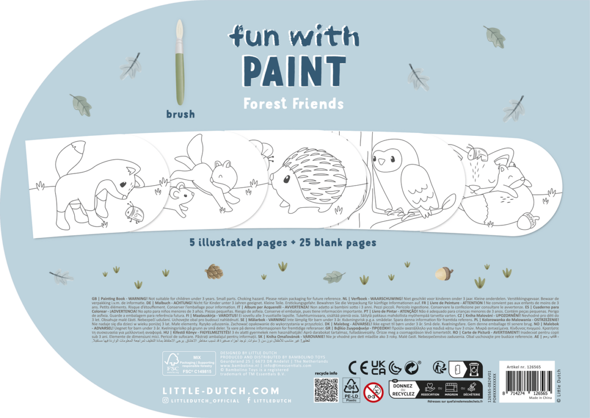 Painting Book | Forest Animals