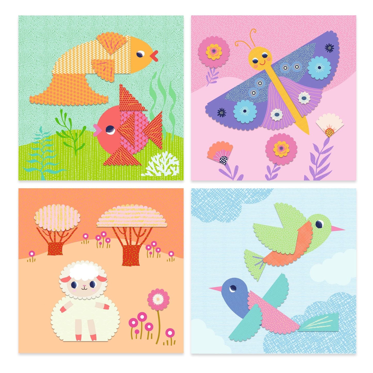 Playful Cut-Out Creation - Animals