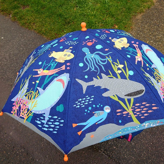 Children's umbrella - magic color-changing umbrella from the depths of the sea