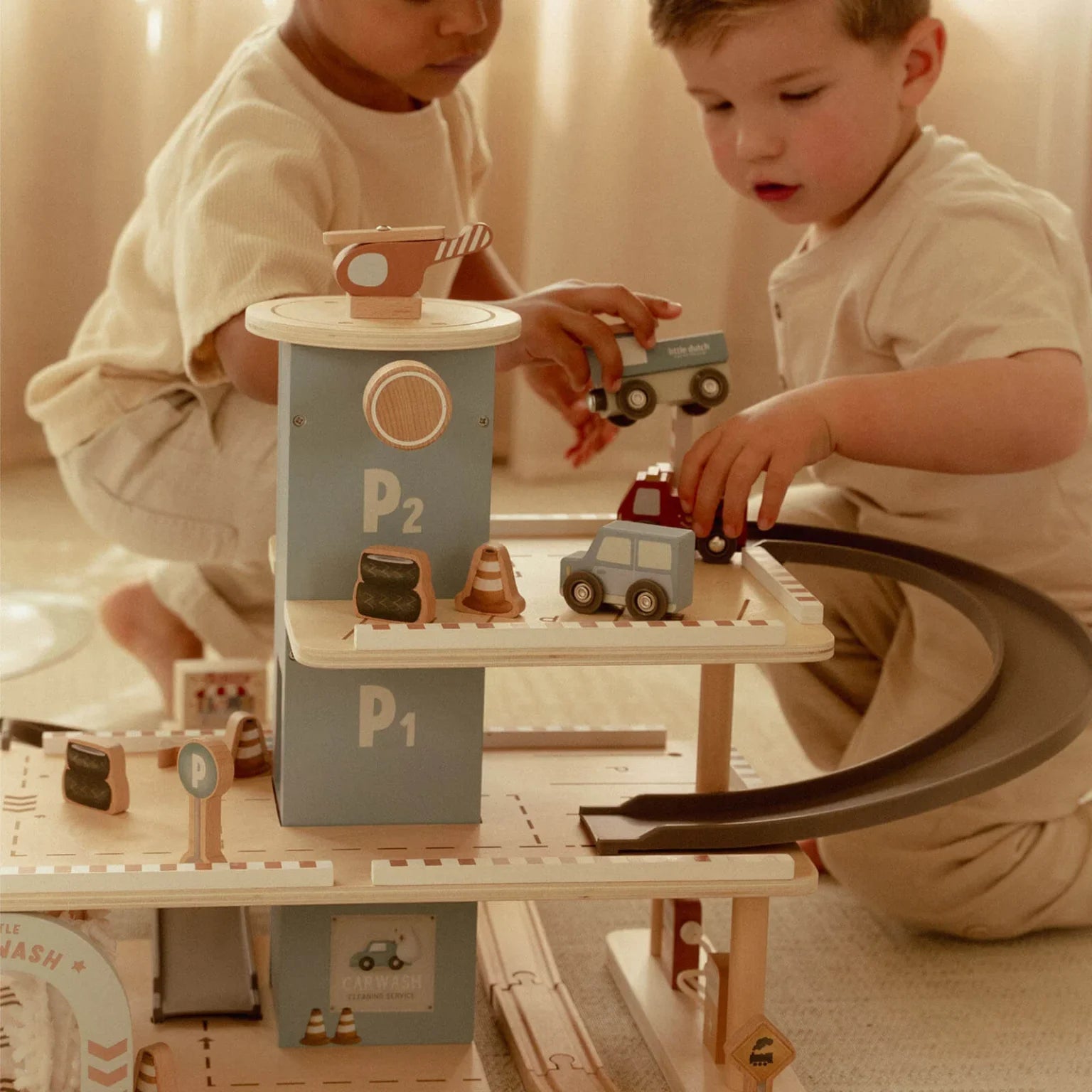 Wooden Parking Garage NEW