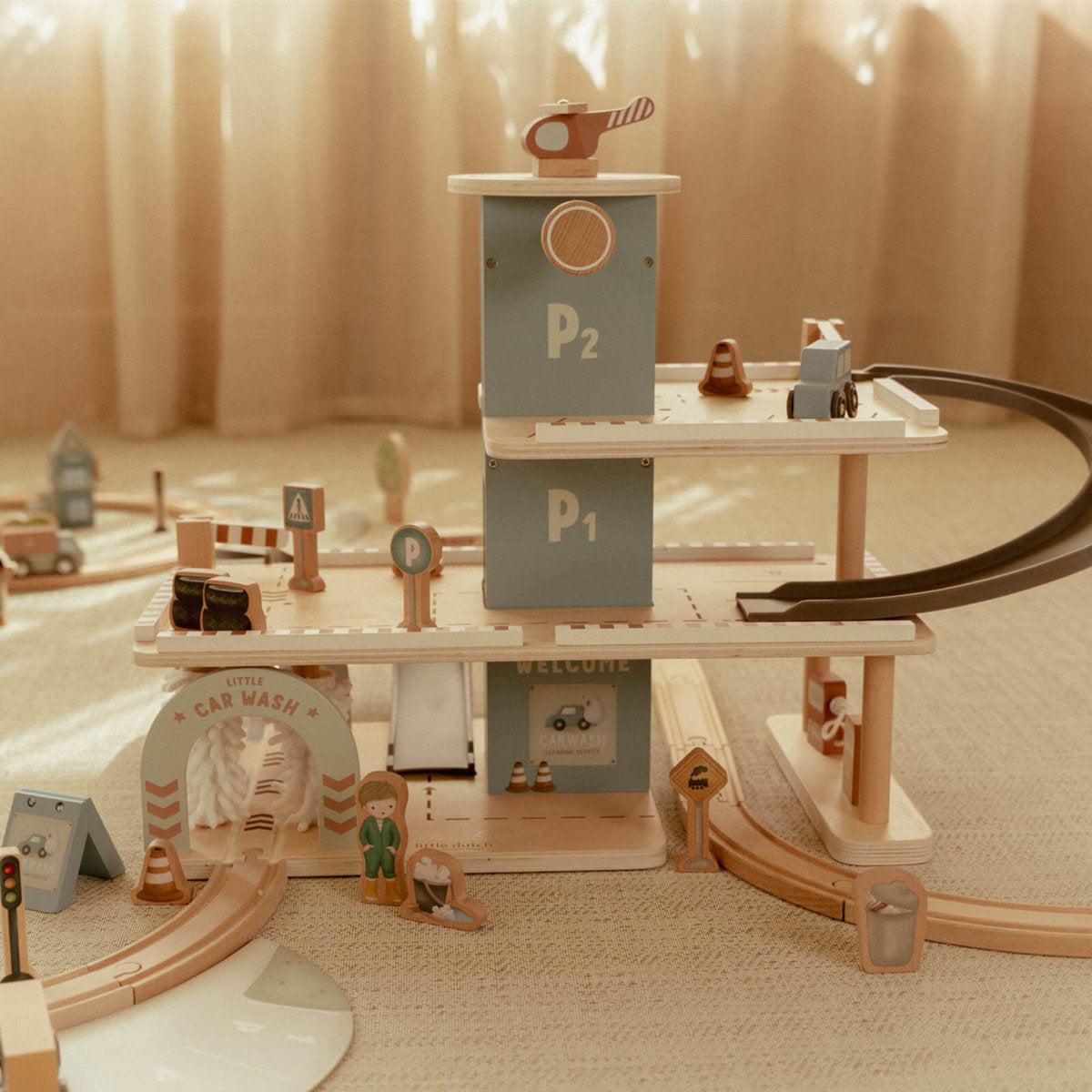 Wooden Parking Garage NEW