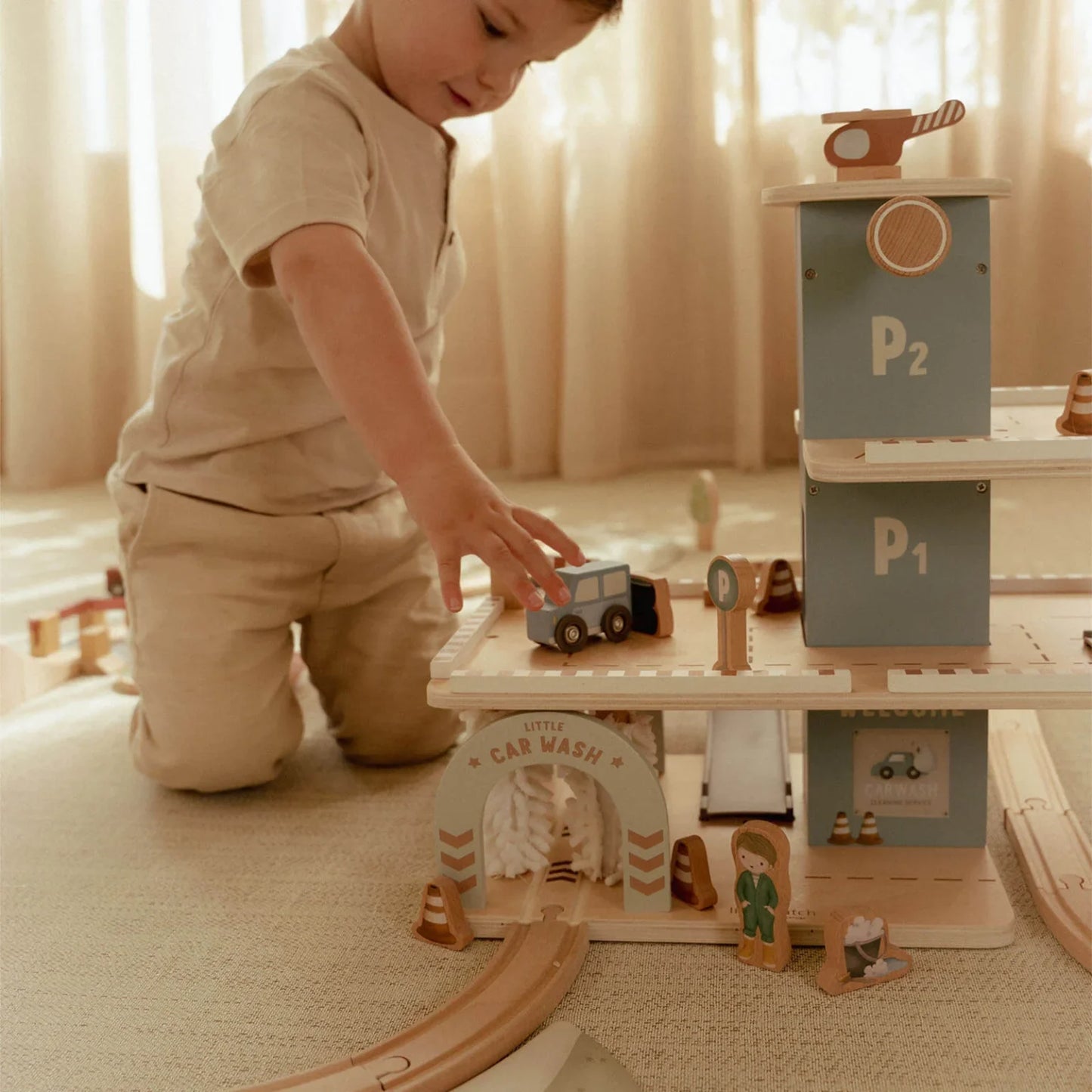 Wooden Parking Garage NEW