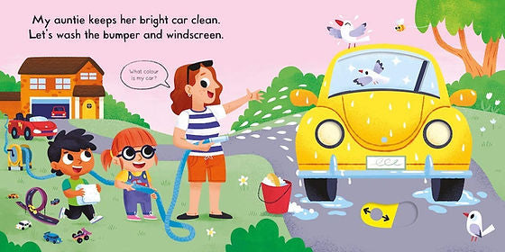 ספר משחק הזזה מכוניות Busy Cars