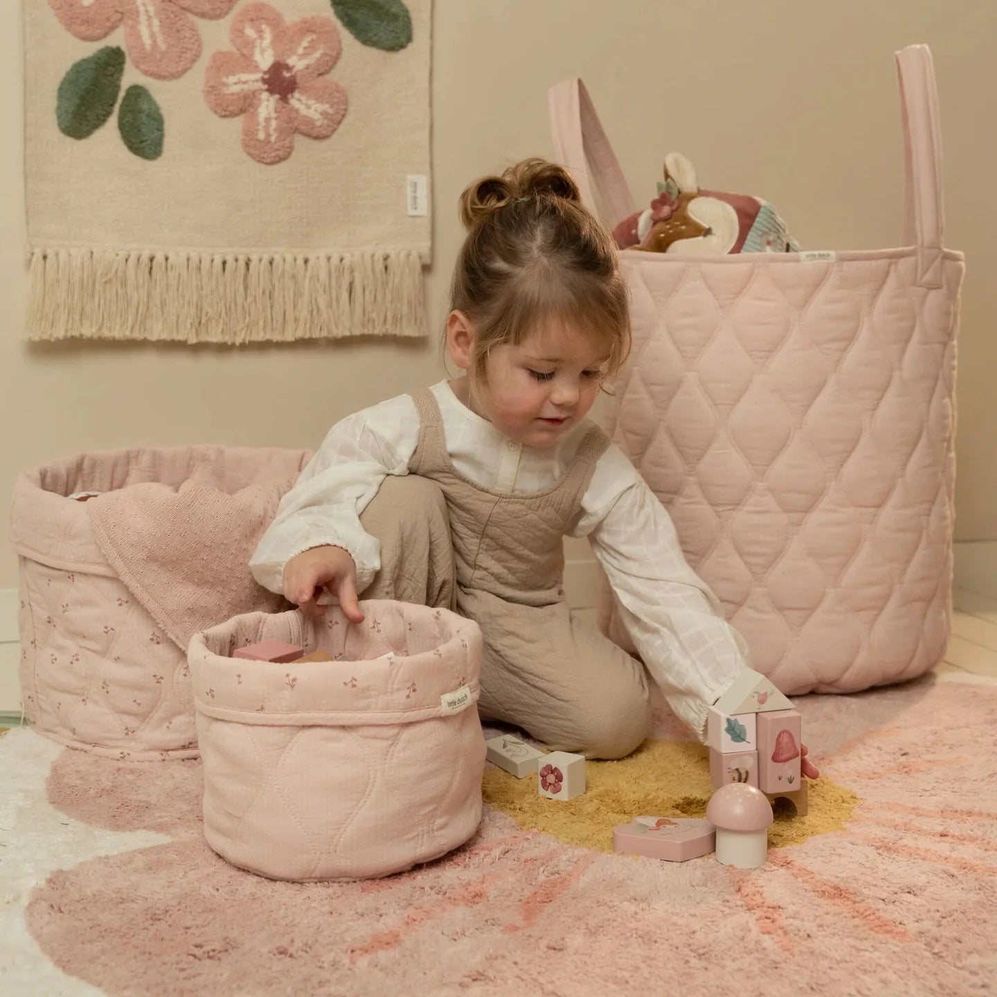 Quilted Basket Large | Blossom