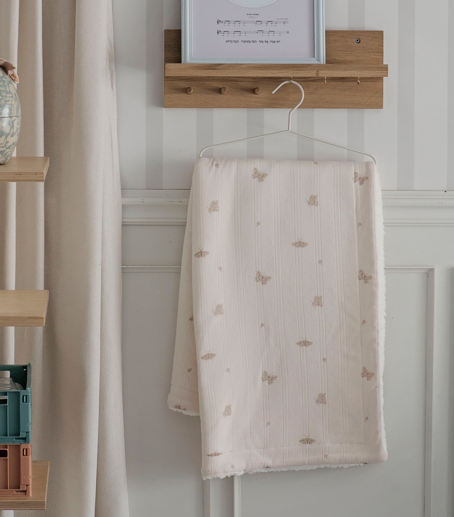 Winter Pointelle Blanket