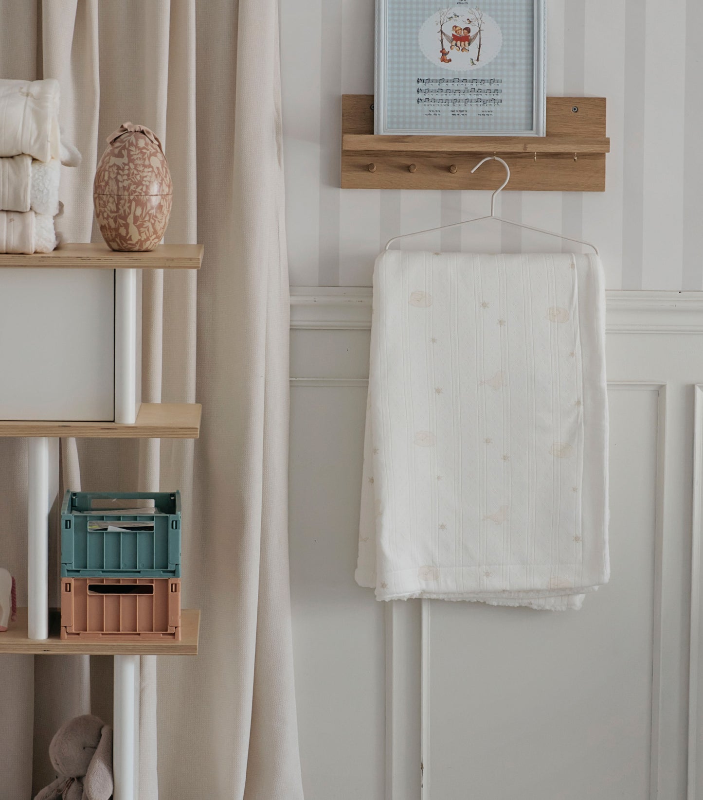 Winter Pointelle Blanket