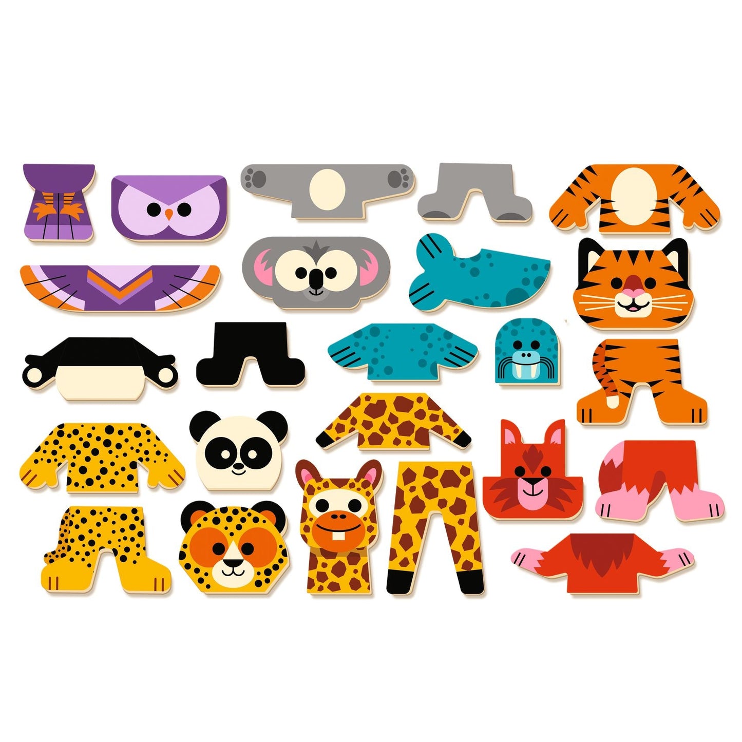 מגנטים אינ-זה-בוקס - חיות מעורבבות