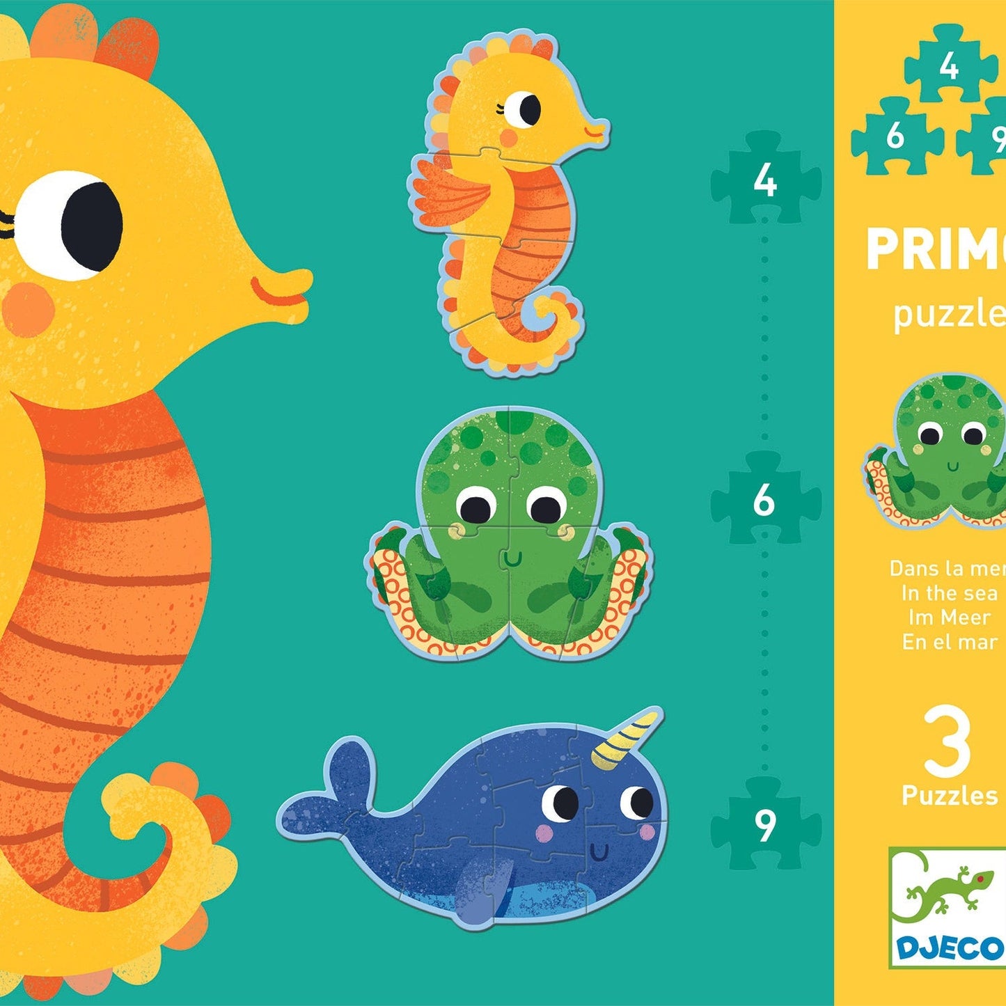 Puzzle 4-6-9 - Sea Creatures