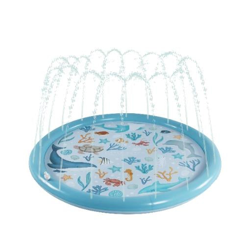Sprinkler Mat | Ocean Dreams Blue
