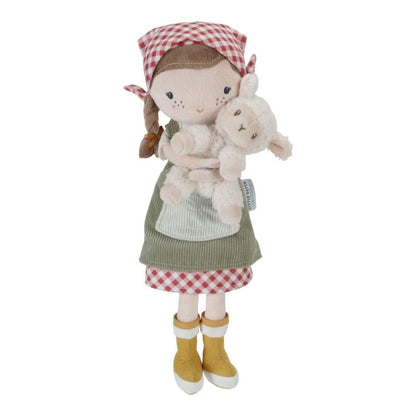 Little Dutch Cuddle Doll Farmer Rosa With Sheep - 35cm