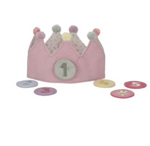 כתר יום הולדת הולנדי קטן עם מספרים