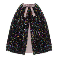Rainbow dazzle sequin cape