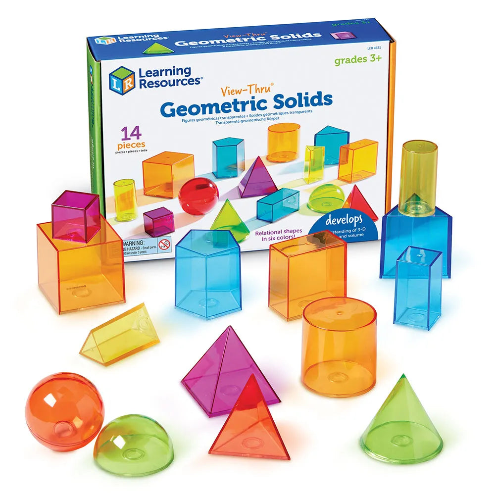 Geometric Solids (Set of 14) - Geometric Shapes (Set of 14)