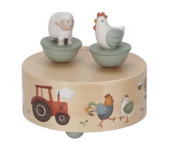 קופסת נגינה הולנדית קטנה חווה קטנה