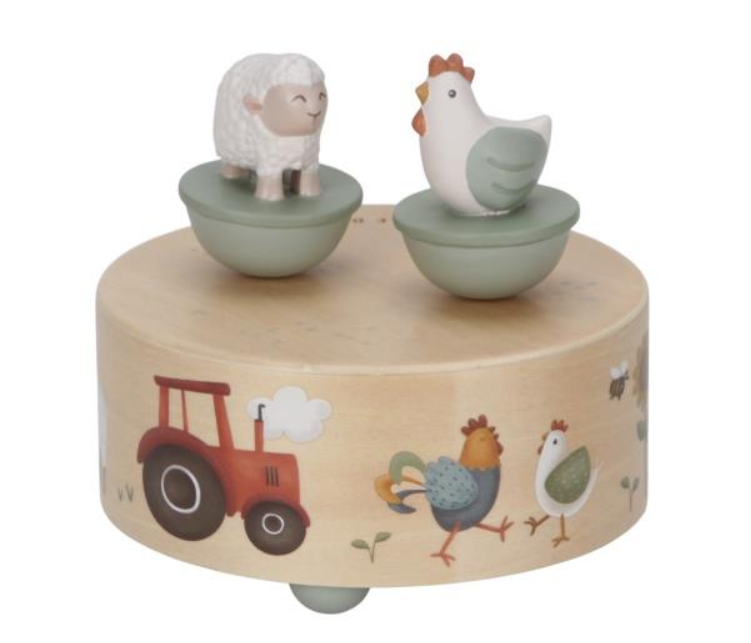 קופסת נגינה הולנדית קטנה חווה קטנה