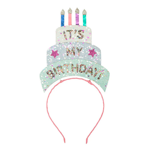 Birthday cake headdress