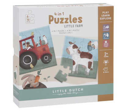 Little 4 in 1 puzzles Little Farm