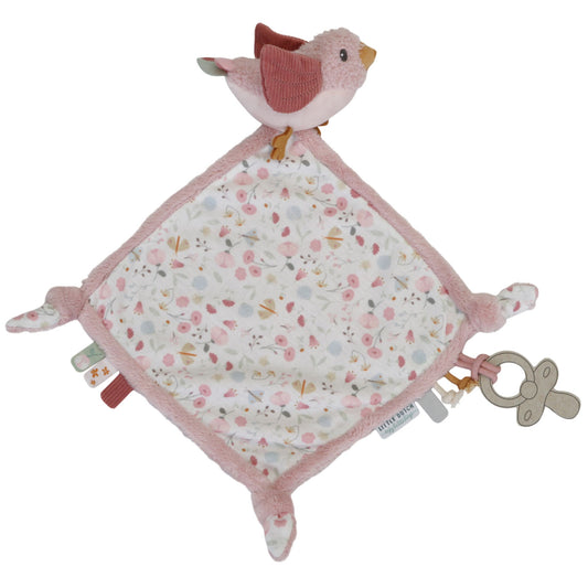 Flowers & Butterflies Cuddle Blanket With Bird