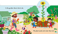 Sliding Game Book Garden Busy Garden