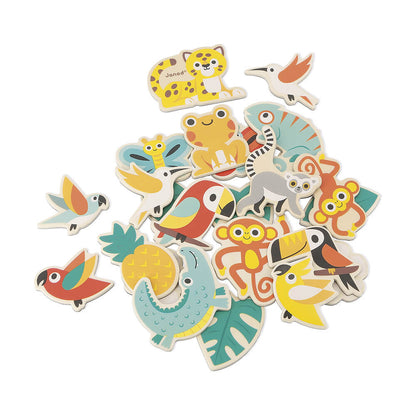 24-Piece Tropical Magnets Set