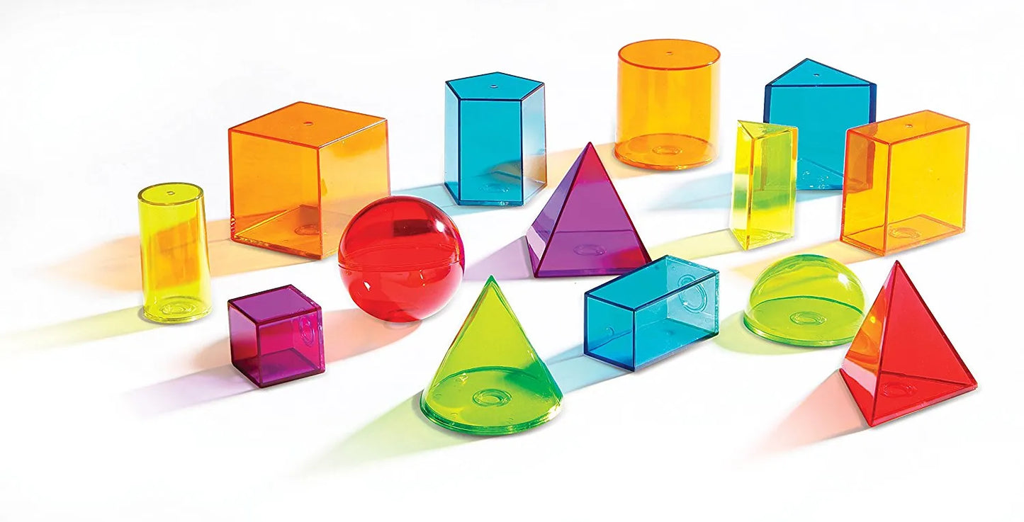 Geometric Solids (Set of 14) - Geometric Shapes (Set of 14)