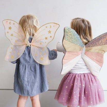 Super starry night pink wings