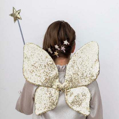 Sparkle sequin wings