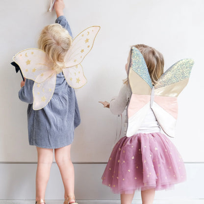 Super starry night pink wings