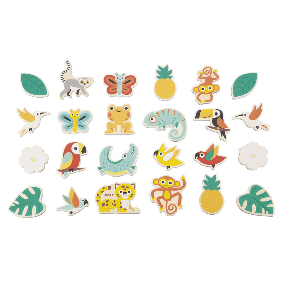 24-Piece Tropical Magnets Set