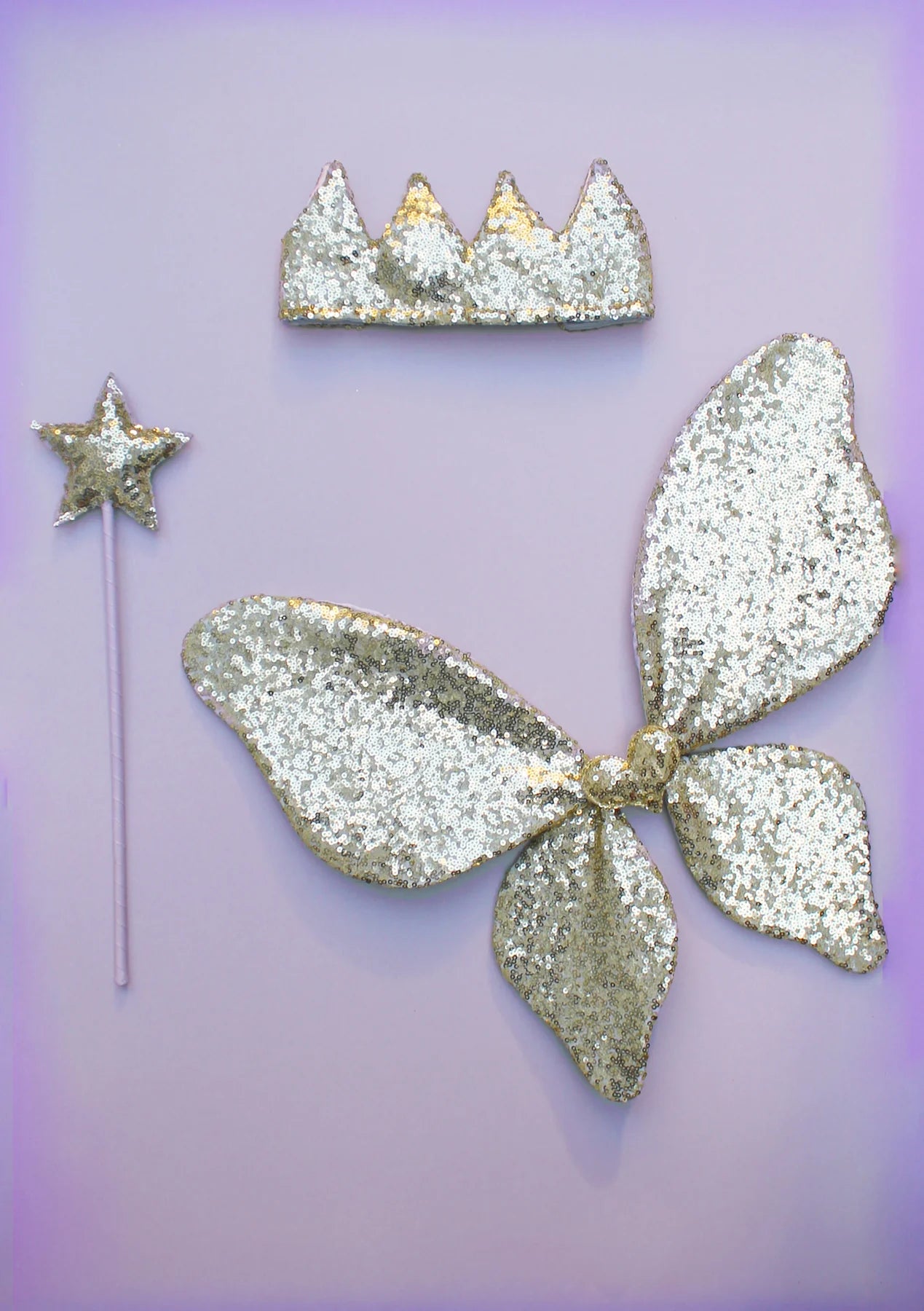 Sparkle sequin wings