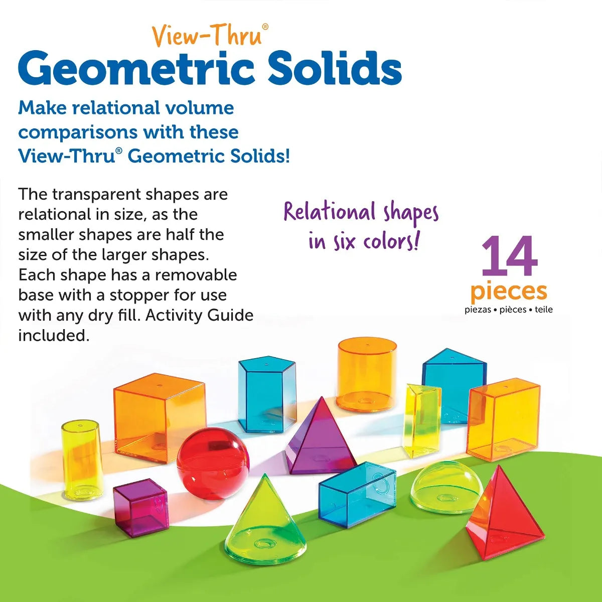 Geometric Solids (Set of 14) - Geometric Shapes (Set of 14)